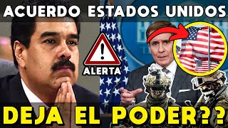 MADURO DEJA el PODER COLAPSÓ podría NEGOCIAR ACUERDO TRANSICIÓN con ESTADOS UNIDOS CAE GOBIERNO [upl. by Adur]