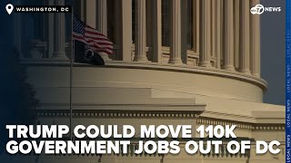 New plan under Trump could move 110k government jobs out of DC [upl. by Lenni435]