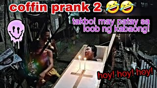 coffin prank 2 takbo may patay sa loob ng kabaong [upl. by Aicatsal]