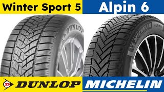 Dunlop Winter Sport 5 vs Michelin Alpin 6 [upl. by Bedwell]