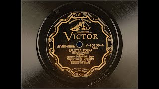 Polish 78rpm recordings 1930 VICTOR V16169 Zalotna polka  Hop Hop Ignacy Podgórski Paweł Faut v [upl. by Inaliak]