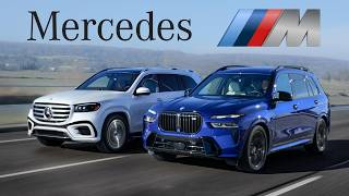 2024 BMW X7 vs Mercedes GLS Review  150000 Luxury SUV Battle [upl. by Dlareg]