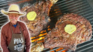 Top Steak Grilling Tips  Ribeye Steak with Cowboy Butter [upl. by Irroc19]