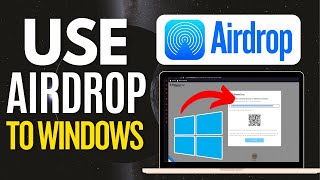 How to Use AirDrop On Windows PC  AirDrop iPhone To Windows 2024 [upl. by Wenz]