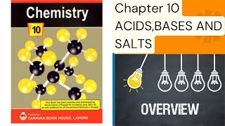 COMPLETE OVERVIEW OF 10TH CLASS CHEMISTRY CHAPTER 10 ACIDS BASES AND SALTS jhwconcepts711 [upl. by Adnohsor249]