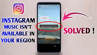 Instagram Music Isnt Available In Your Region  Problem Solved  Malayalam 2020 [upl. by Dammahom]