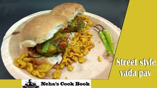 street style Vada pav mumbai street food vada pavnehas cook book [upl. by Aribold299]