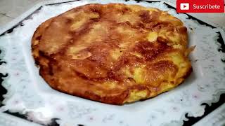 Tortilla De Platano Maduro y Huevo  Super FACIL DE HACER [upl. by Ennovaj780]