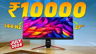 Top 5 Best Monitor Under 10000🔥Gaming Editing Productivity🔥Best Monitors Under 10000 In India 2024 [upl. by Henebry640]