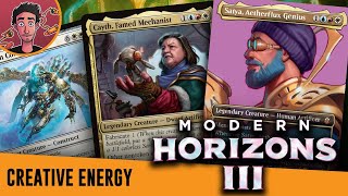 Creative Energy Full Deck Reveal  Modern Horizons 3 Commander Precon MTG Spoilers [upl. by Yojenitsirk411]