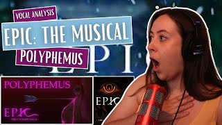 Absolutely Terrified by POLYPHEMUS from EPICThe Musical  Vocal Coach Reaction amp AnalysisJ [upl. by Marih]