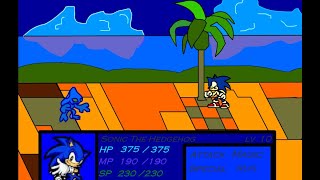 Playing SONIC RPG EPISODE 1 [upl. by Hannis704]