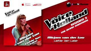 Mirjam van der Loo  Liefde Van Later The voice of Holland 2014 The Blind Auditions Audio [upl. by Knah]