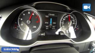 Audi A4 Avant 18 TFSI 170 HP MultiTronic 0205 kmh Acceleration [upl. by Navnod]