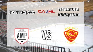 Calgary AMP Warriors vs Vegreville Vipers  CAJHL Showcase  December 28 2022 [upl. by Bernarr]