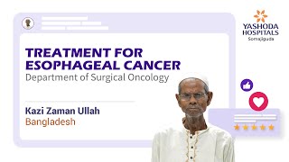 Treatment for Esophageal Cancer  Yashoda Hospitals Hyderabad [upl. by Ahsemrac960]