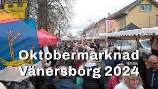 Härlig oktobermarknad i Vänersborg [upl. by Grannias]