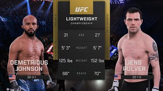 Demetrious Johnson VS Jens Pulver  EA UFC 5 [upl. by Ahsiekrats791]