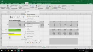 Eigenvalores y eigenvectores con EXCEL  Análisis Dinámico de estructuras 1 [upl. by Parthenia897]