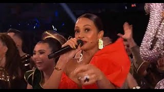 ‘BGT’ Judge Alesha Dixon Performs a Rap at Eurovision 2023 [upl. by Ahsiuqat]