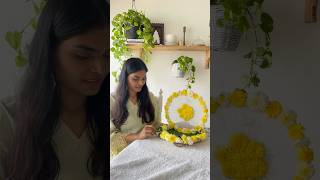 DIY PasupuHaldi platter haldiceremony haldidecor weddingdecor haldiplatter [upl. by Urata]