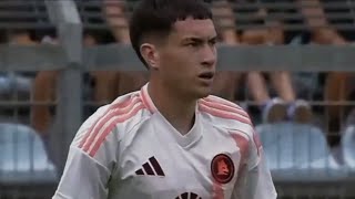 Matías Soulé AS Roma DEBUT vs Olympiacos 03082024 [upl. by Antrim708]