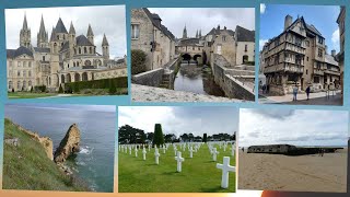 VLOG EN NORMANDIE 23  Caen Bayeux la Pointe du Hoc Omaha Beach [upl. by Norreg]