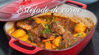 COMO PREPARAR ESTOFADO DE CARNE FACILITO  COMIDA PERUANA  RECETA DE ACOMERPE [upl. by Vladimar]