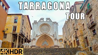 TARRAGONA SPAIN DOWNTOWN  WALKING TOUR  4K July 27 2023 [upl. by Gayler542]