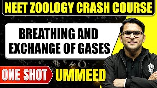 BREATHING AND EXCHANGE OF GASES in 1 Shot All Concepts Tricks amp PYQs  NEET Crash Course  UMMEED [upl. by Enyrb]