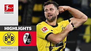 Malen amp Füllkrug Secure Home Streak  Dortmund  Freiburg  Highlights  MD 21 – Bundesliga 2324 [upl. by Calli]