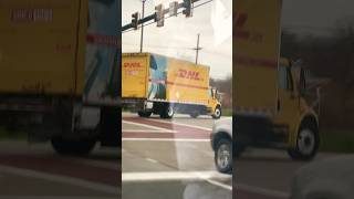 FedEx truck and DHL truck how many FedEx trucks have we seen [upl. by Fineman]