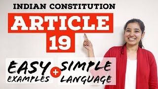 Article 19 Of Indian Constitution  In Hindi [upl. by Eberhart]