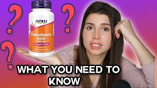 Am I Still Taking Pantothenic Acid why people use it side effects and is it worth it [upl. by Kokaras657]