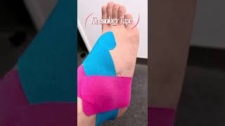 Kinesiology taping method is said to help support the ankle and relieve ankle swelling and pain [upl. by Yllop]