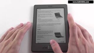 Kindle 4 Review  4th generation Amazon Kindle 2011 review and test [upl. by Sanferd]