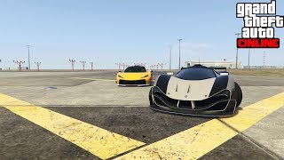 PROGEN T20 vs GROTTI VISIONE TEST DE VITESSE GTA 5 ONLINE [upl. by Ainosal488]