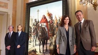 El cuadro de La conquista de Orán ya está en Alcalá de Henares [upl. by Samuela]