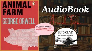 Animal Farm by George Orwell  Full Audiobook English Learning [upl. by Euseibbob]