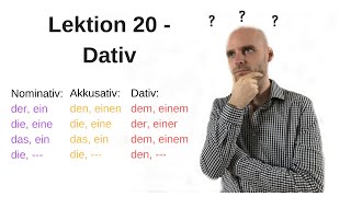 Deutschkurs A11 Lektion 20 Dativ [upl. by Sikata8]