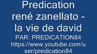 predication rené zanellato  la vie de david traduit en manouche [upl. by Aoh]