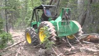 John Deere skidder 440 Extreme Logging [upl. by Alverson]