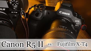 Canon R5 II vs Fuji XT4  How much better is it [upl. by Egdirdle]