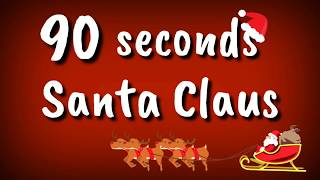 CRAZY4GLASS  90 seconds Santa Claus 🎅 Murano glass lampwork [upl. by Papagena]