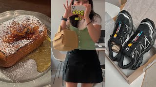 vlog 연남동에서 만난 인생 프렌치토스트  살로몬 XT6 언박싱  문래 성수 맛집 도장깨기 [upl. by Adnawahs]