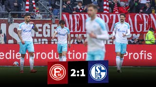 Fortuna Düsseldorf  FC Schalke 04 21  S04 Blitzfazit  22 Spieltag [upl. by Ltsyrk]