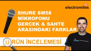 Shure SM58 Mikrofonun Gerçeği ve Sahtesi Nasıl Ayırt Edilir [upl. by Madeleine]