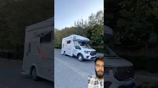 Review in a camping caravan on road  campercar recreationalvehicle travel campingcar [upl. by Eonak]