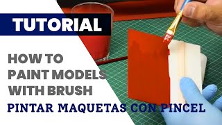 Tutorial ¿Cómo pintar tu maqueta con pincel  Artesanía Latina [upl. by Immas]