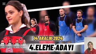 MASTERCHEF TÜRKİYE 14 ARALIK 2024 POTAYA KİM GİRDİ 4ELEME ADAYI BELLİ OLDU masterchef [upl. by Anowahs]